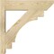 Ekena Millwork Merced Slat Rough Sawn Outlooker, Douglas Fir, 6"W x 22"D x 22"H OUT06X22X22MRC06RDF - alternate 4